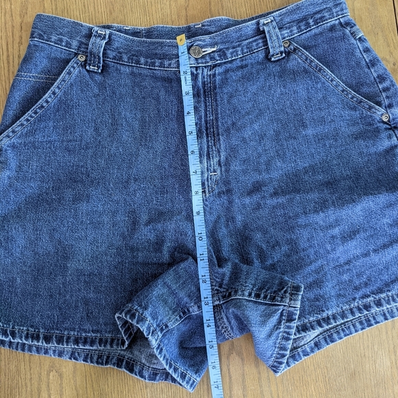 RIDERS BY LEE Vtg Denim Carpenter Shorts - Picture 8 of 10